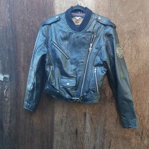 Harley Davidson quality Leather riding Jacket Women's Medium